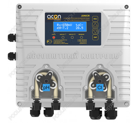 Автоматическая станция обработки воды Cl и pH ACON JUNIOR