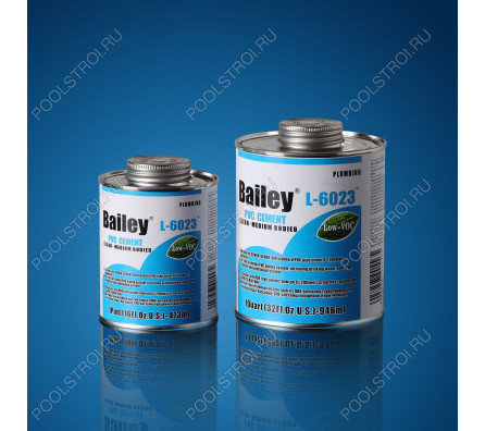 Клей для труб ПВХ Bailey L-6023 946 мл